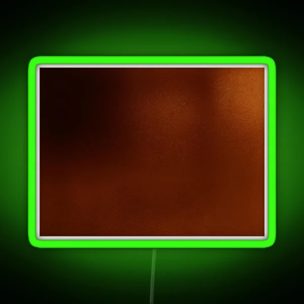 Dark Brown Faux Leather Pet And Wildlife RGB Neon Sign
