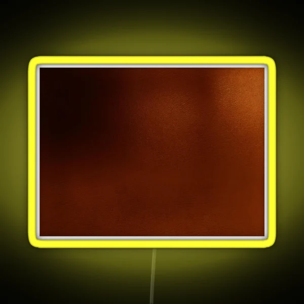 Dark Brown Faux Leather Pet And Wildlife RGB Neon Sign