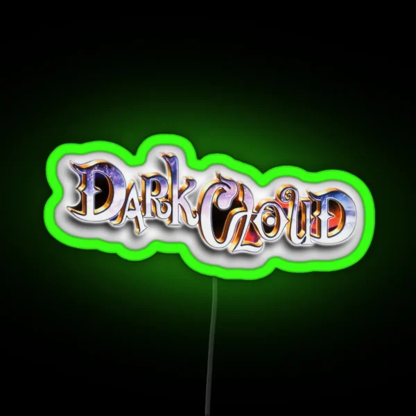 Dark Cloud Logo RGB Neon Sign