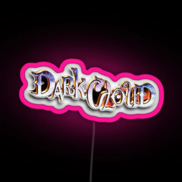Dark Cloud Logo RGB Neon Sign