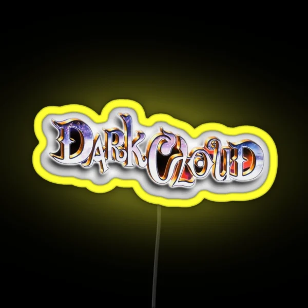 Dark Cloud Logo RGB Neon Sign