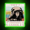 Dark Helmet Spaceballs I Knew It I M Surrounded By Assholes RGB Neon Sign - Image 4
