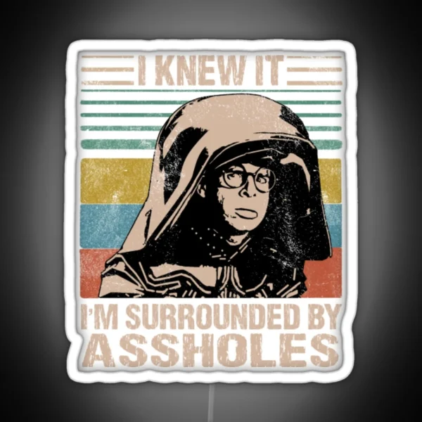 Dark Helmet Spaceballs I Knew It I M RGB Neon Sign