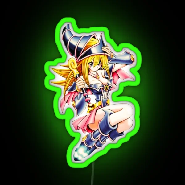 Dark Magician Girl RGB Neon Sign