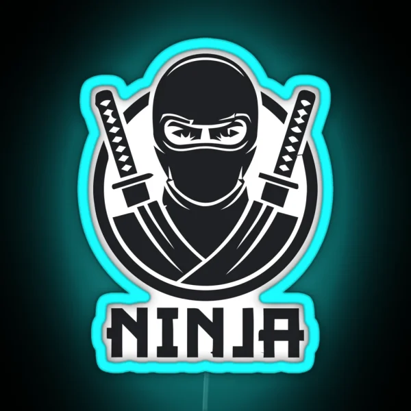 Dark Ninja RGB Neon Sign