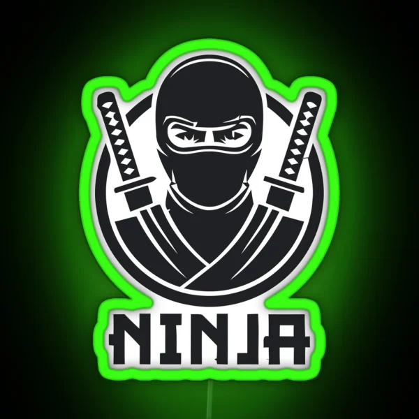 Dark Ninja RGB Neon Sign