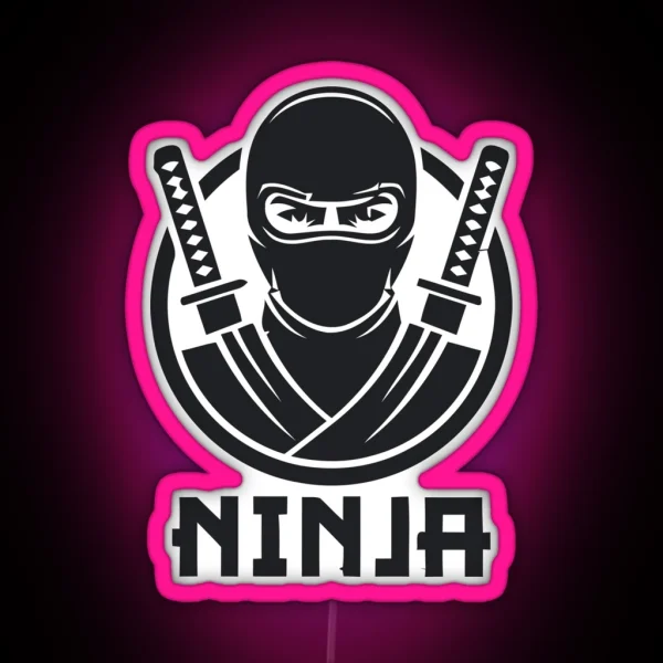 Dark Ninja RGB Neon Sign