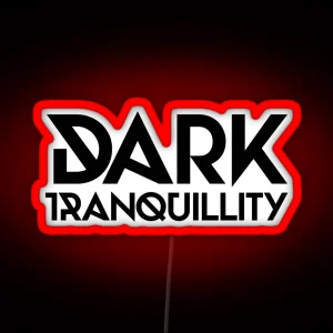 Dark Tranquillity Black Logo RGB Neon Sign