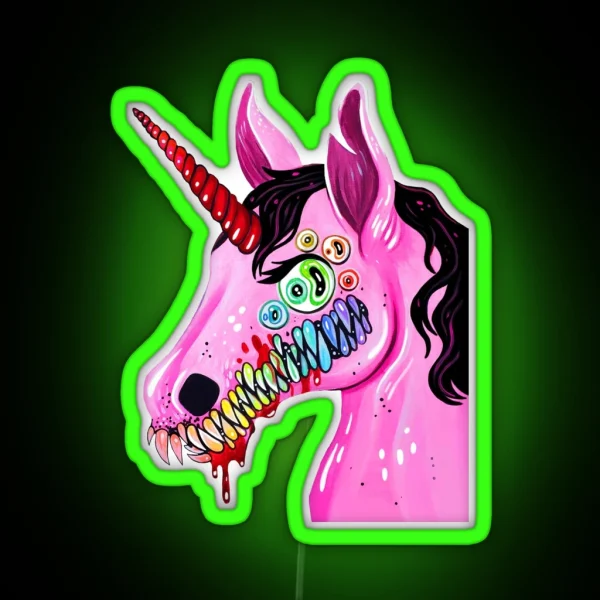 Dark Unicorn RGB Neon Sign