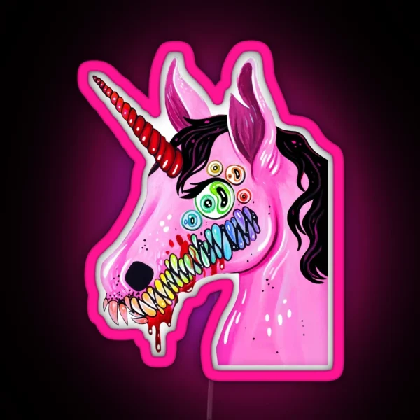 Dark Unicorn RGB Neon Sign