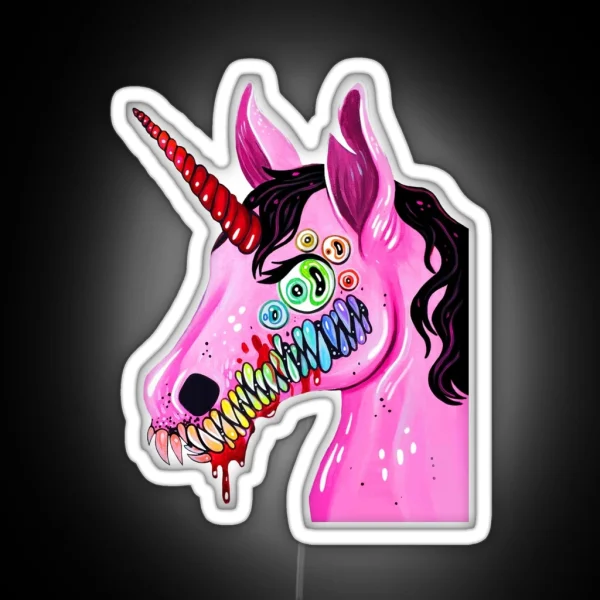 Dark Unicorn RGB Neon Sign