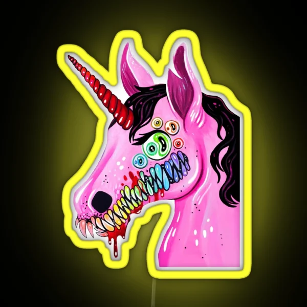 Dark Unicorn RGB Neon Sign