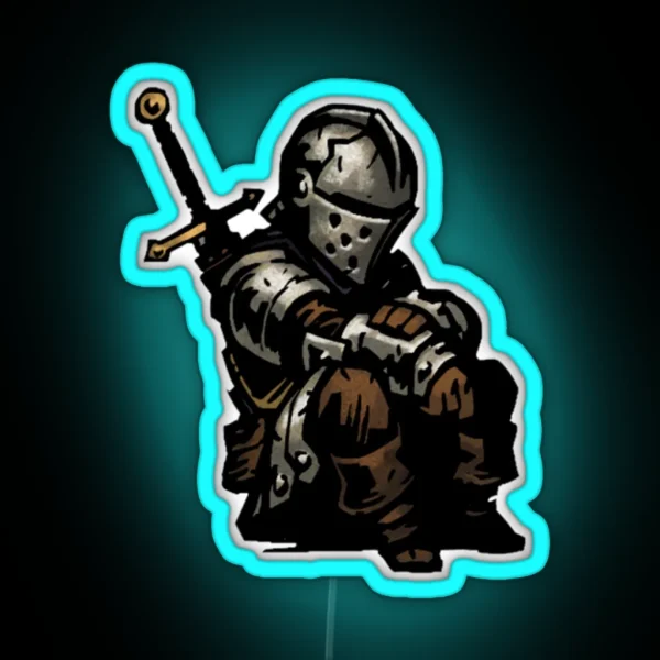 Darkest Dungeon Crusader RGB Neon Sign
