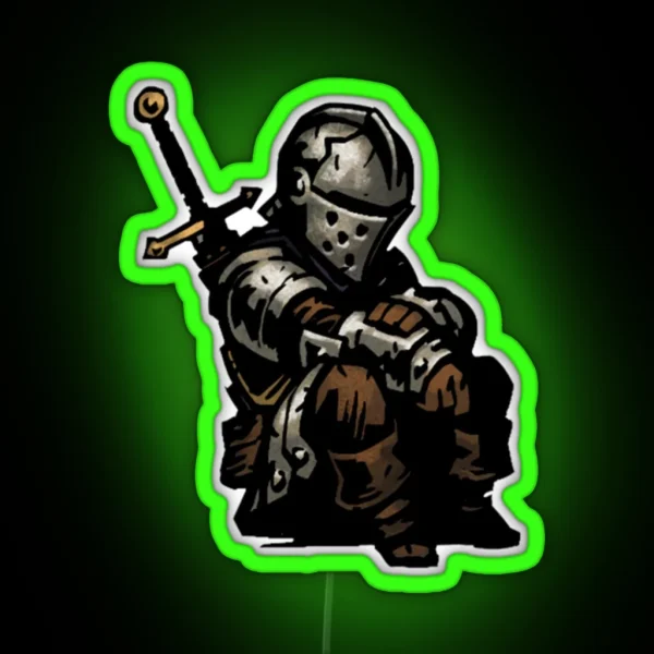 Darkest Dungeon Crusader RGB Neon Sign
