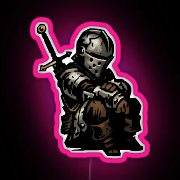 Darkest Dungeon Crusader RGB Neon Sign