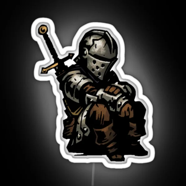 Darkest Dungeon Crusader RGB Neon Sign