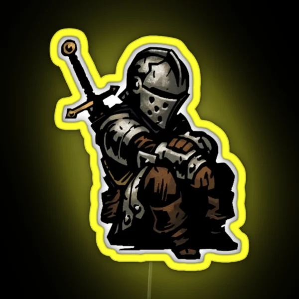 Darkest Dungeon Crusader RGB Neon Sign