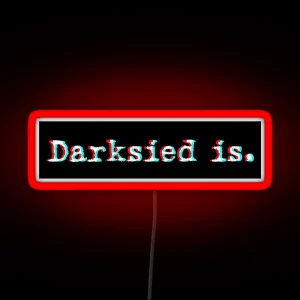 Darkseid Is Glitch RGB Neon Sign