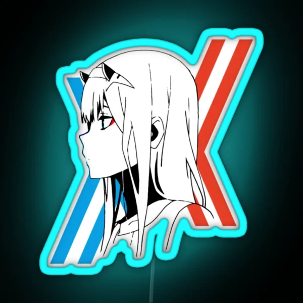 Darling In The Franxx Zero Two RGB Neon Sign