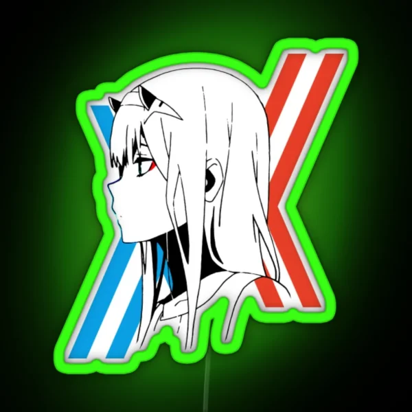 Darling In The Franxx Zero Two RGB Neon Sign