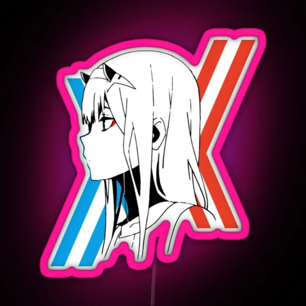 Darling In The Franxx Zero Two RGB Neon Sign