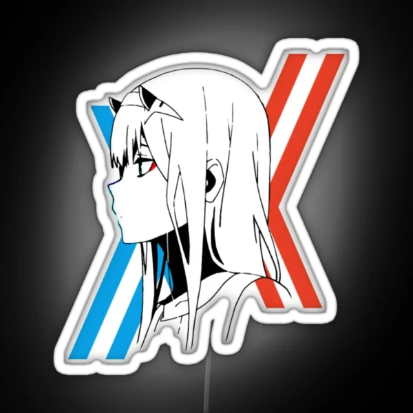 Darling In The Franxx Zero Two RGB Neon Sign