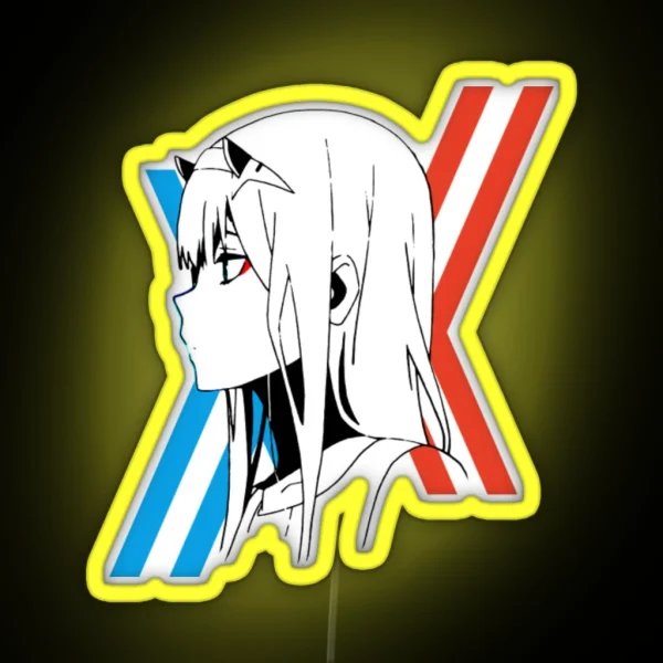 Darling In The Franxx Zero Two RGB Neon Sign
