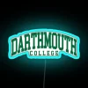Dartmouth College Font Curved RGB Neon Sign - Image 3