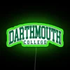 Dartmouth College Font Curved RGB Neon Sign