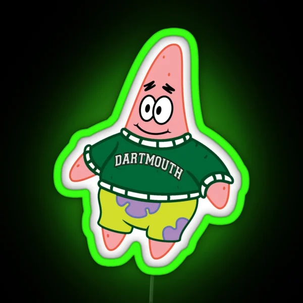Dartmouth Patrick RGB Neon Sign