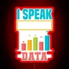 Data Analytics Data Engineering I Speak Fluent Data Science RGB Neon Sign - Image 2