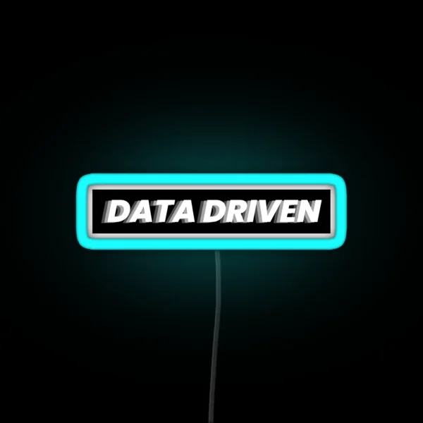 Data Driven RGB Neon Sign