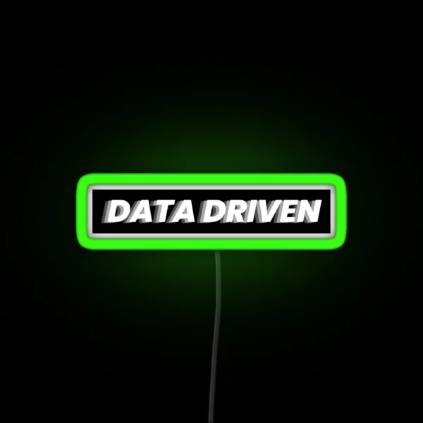 Data Driven RGB Neon Sign