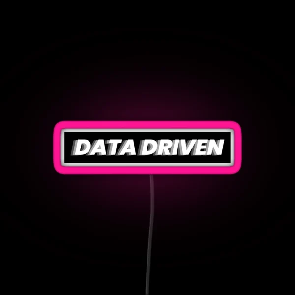 Data Driven RGB Neon Sign