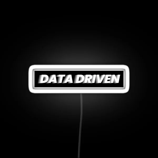 Data Driven RGB Neon Sign