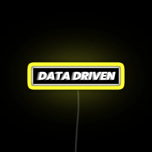 Data Driven RGB Neon Sign