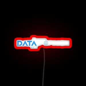 Data Engineering Data Analytics Data Scientist Funny Joke RGB Neon Sign