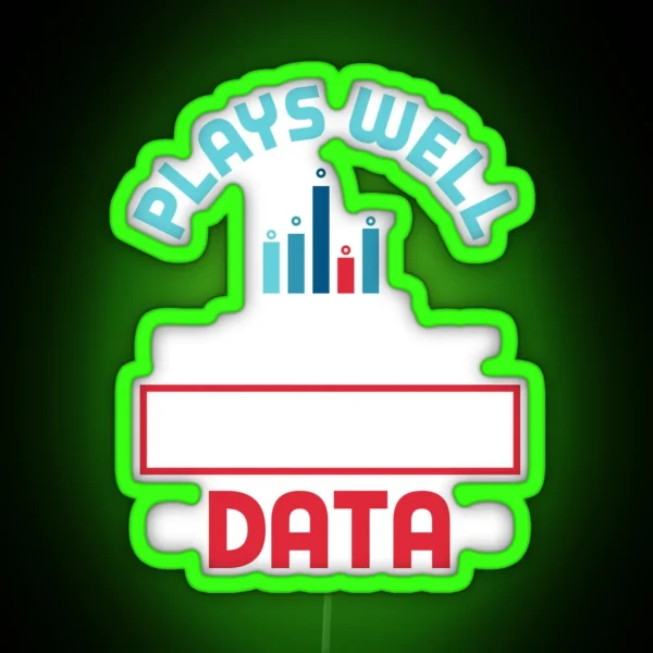 Data Engineering Data Analytics For A Data Scientist Funny RGB Neon Sign