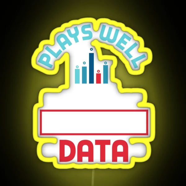 Data Engineering Data Analytics For A Data Scientist Funny RGB Neon Sign