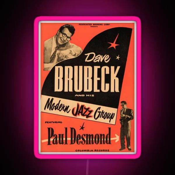 Dave Brubeck RGB Neon Sign