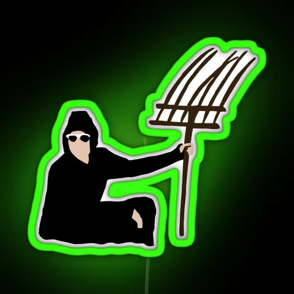 David In An Amish Field RGB Neon Sign