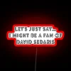 David Sedaris Fan Classic RGB Neon Sign - Image 2