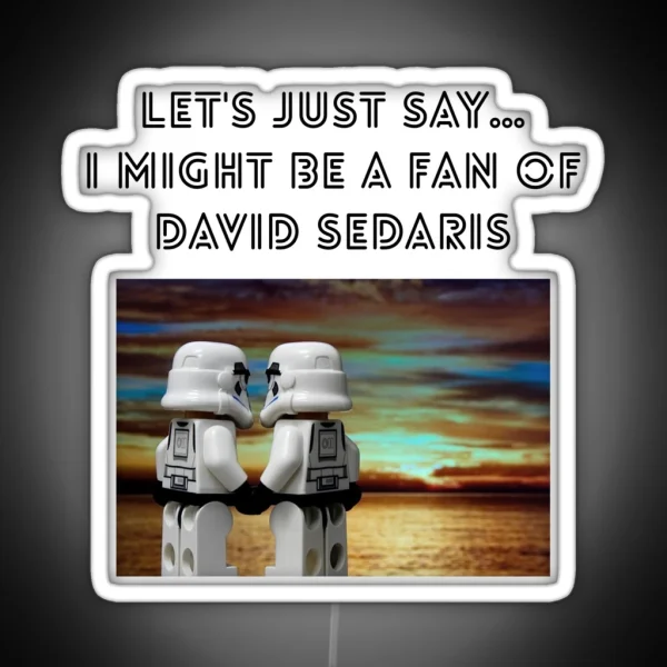 David Sedaris RGB Neon Sign