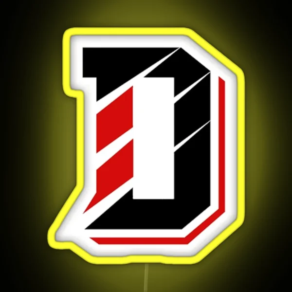 Davidson D Grey RGB Neon Sign