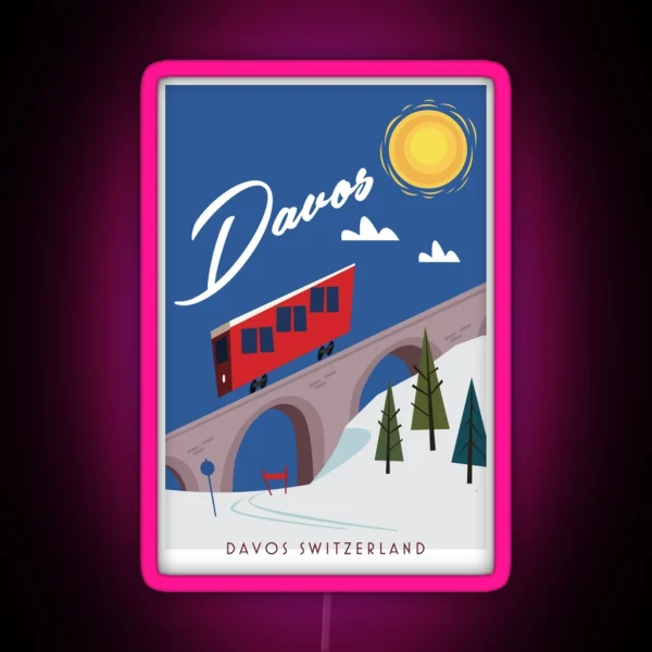Davos Poster RGB Neon Sign