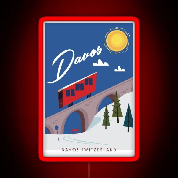 Davos Poster RGB Neon Sign