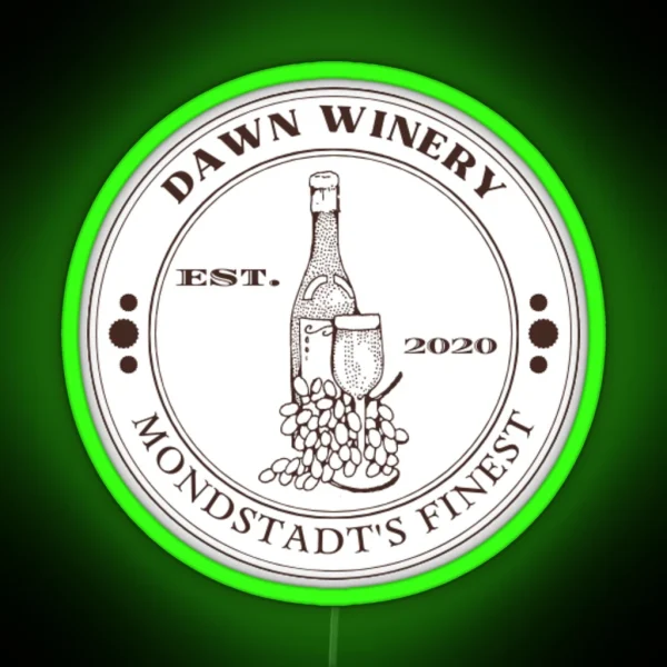 Dawn Winery Mondstadt S Finest RGB Neon Sign