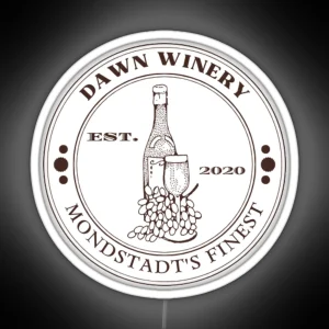 Dawn Winery Mondstadt S Finest RGB Neon Sign