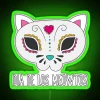 Day Of The Dead Kitty Cat Led RGB Neon Sign - Image 4