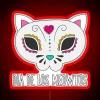 Day Of The Dead Kitty Cat Led RGB Neon Sign - Image 2